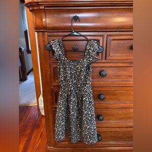 SHEIN Black Daisy Floral Dress – Size Small